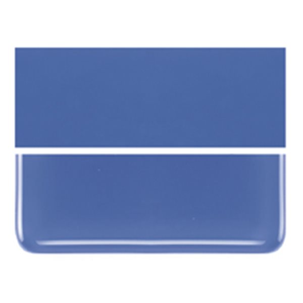 Bullseye Cobalt Blue - Opalescent - 3mm - Plaque Fusing
