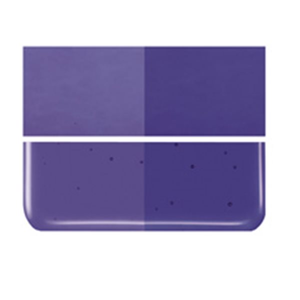 Bullseye Gold Purple - Transparent - 3mm - Fusible Glass Sheets