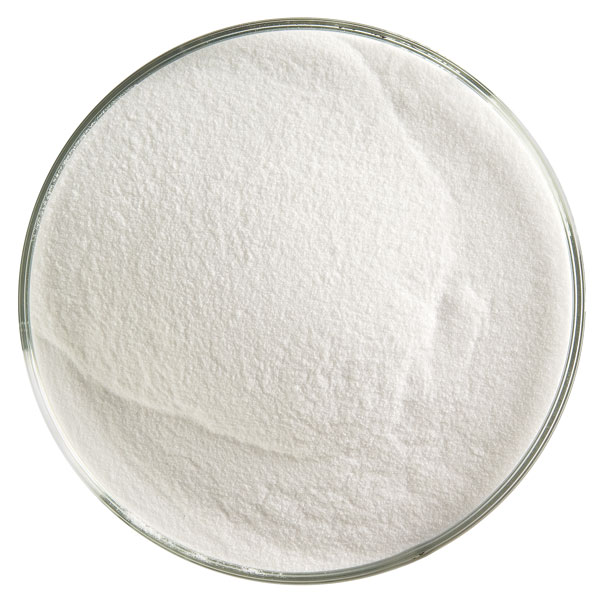 Bullseye Frit - Translucent White - Mehl - 2.25kg - Opaleszent