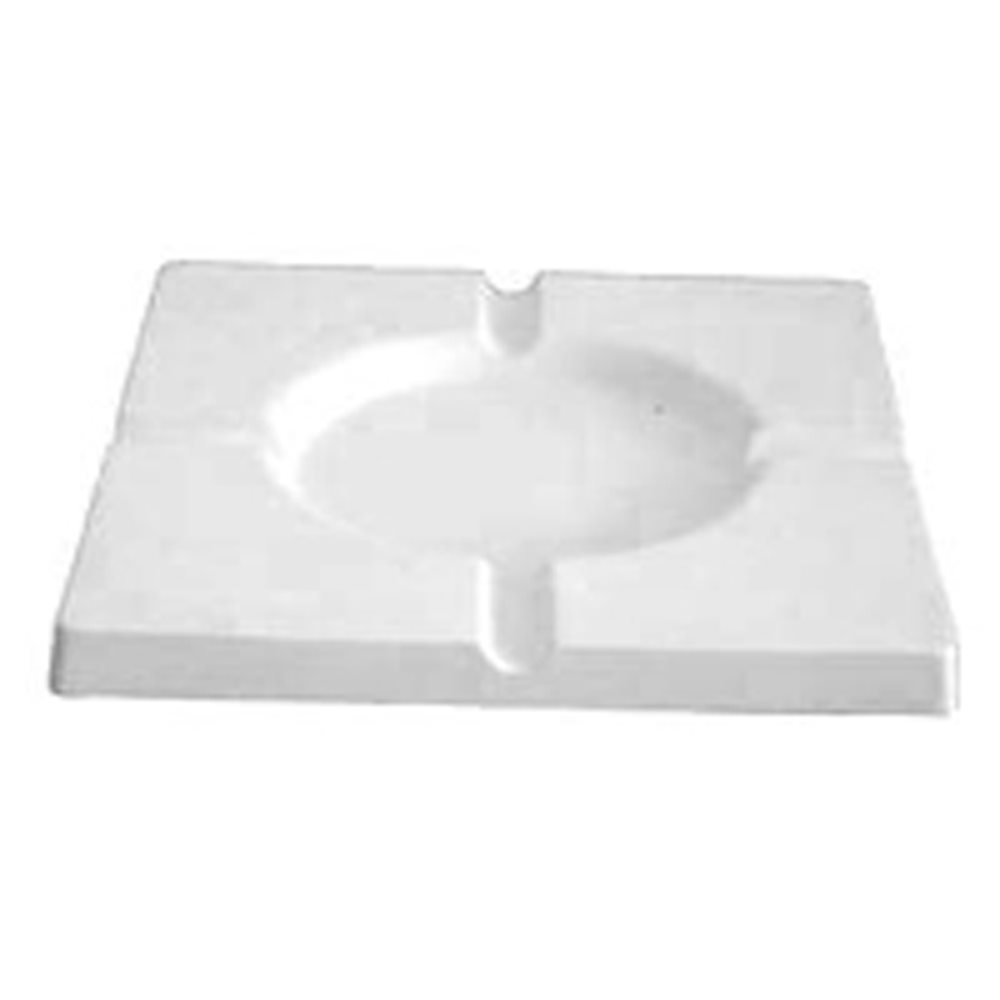 Ashtray - Square - 26.5x26.5x2.2cm - Base: 15.5cm - Moule pour Fusing