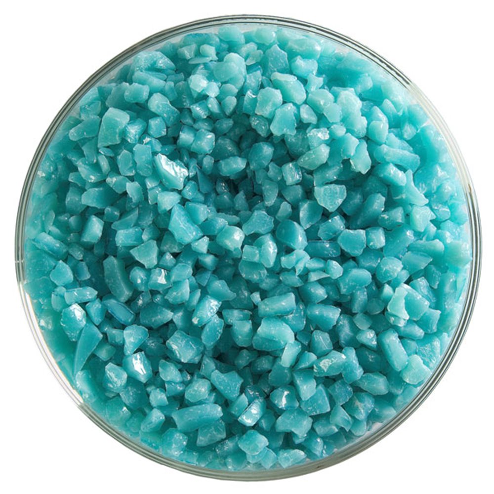 Bullseye Frit - Turquoise Blue - Coarse - 2.25kg - Opalescent