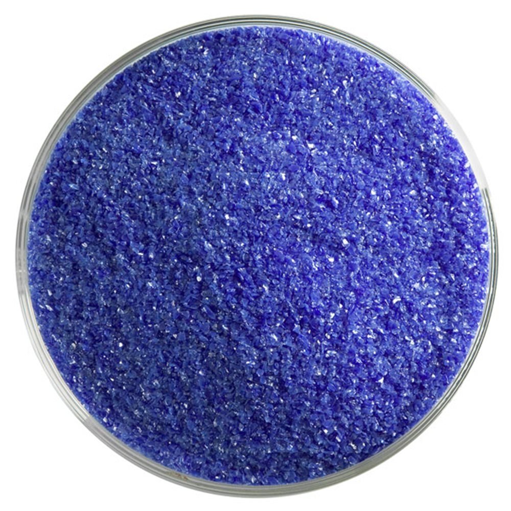 Bullseye Frit - Deep Cobalt Blue - Fein - 2.25kg - Opaleszent