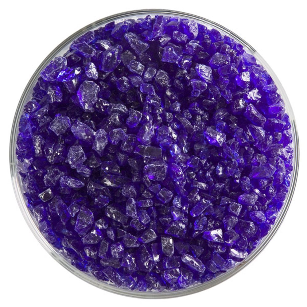 Bullseye Frit - Deep Royal Blue - Coarse - 2.25kg - Transparent