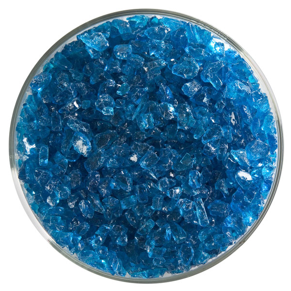 Bullseye Frit - Turquoise Blue - Coarse - 2.25kg - Transparent