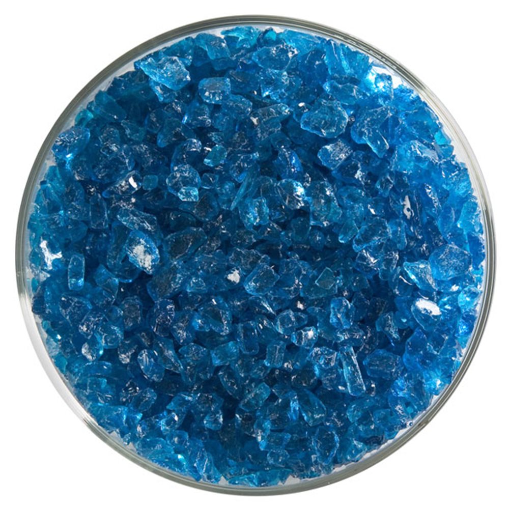 Bullseye Frit - Turquoise Blue - Gros - 2.25kg - Transparent