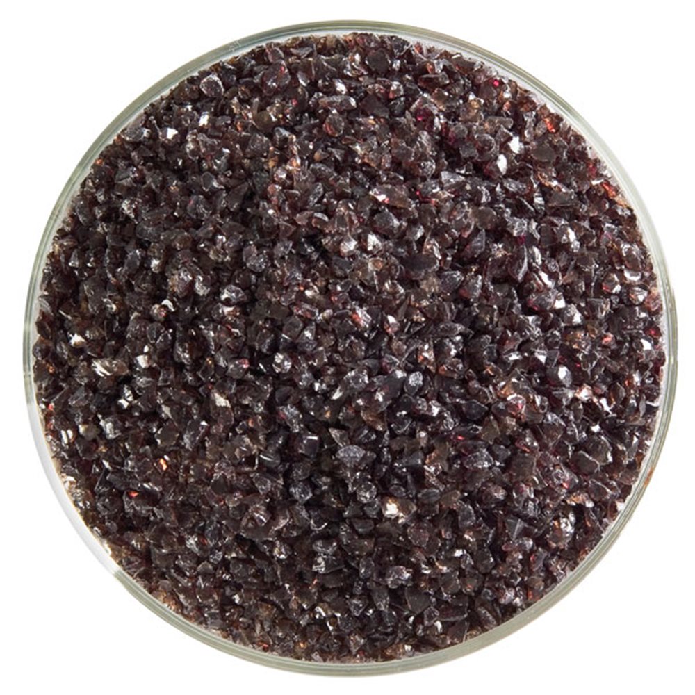 Bullseye Frit - Dark Rose Brown - Moyen - 2.25kg - Transparent