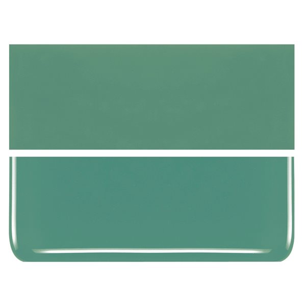 Bullseye Mineral Green - Opalescent - 2mm - Thin Rolled - Fusible Glass Sheets            