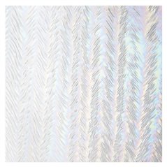 Bullseye Clear  - Transparent - Herringbone Ripple Irid - 3mm - Fusing Glas Tafeln