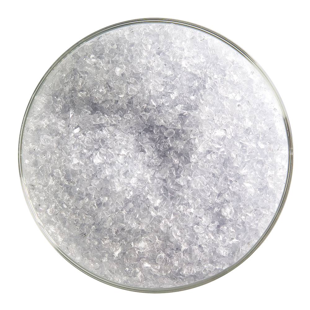 Bullseye Frit - Gray Blue - Mittel - 2.25kg - Transparent           