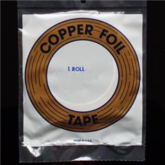 Copper Foil - Edco - 1/4" - 6.4mm - Black