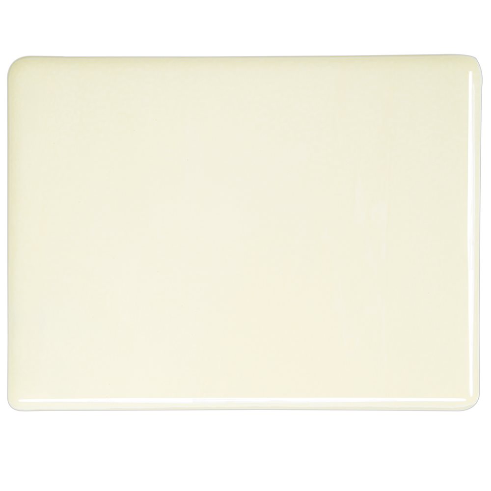 Bullseye Warm White - Opalescent - 2mm - Thin Rolled - Fusible Glass Sheets                