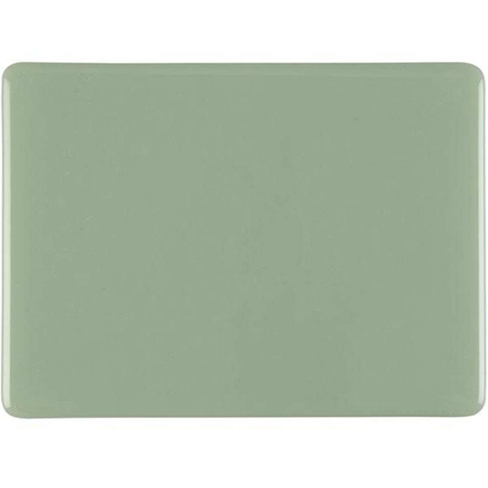 Bullseye Celadon - Opalescent - 2mm - Thin Rolled - Fusing Glas Tafeln            