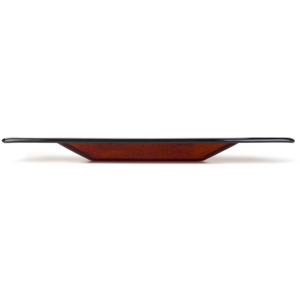 Round Edge Square Platter - 36.5x36.5x2.9cm - Basis: 23x23cm - Fusing Form