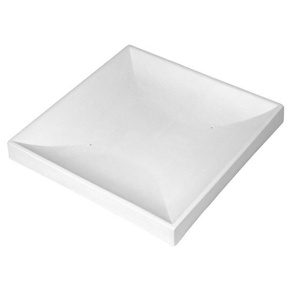 Sloped Square Plate - 13.9x14x2.2cm - Base: 5.1x5.1cm - Moule pour Fusing
