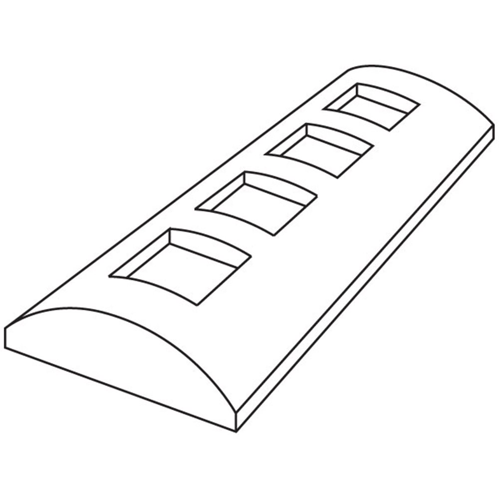 Candle Bridge - Four - 31.5x14.5x4cm - Öffnung: 5.5x1.2cm - Fusing Form