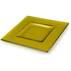 Square Platter - 24.5x24.5x2cm - Base: 12x12cm - Moule pour Fusing