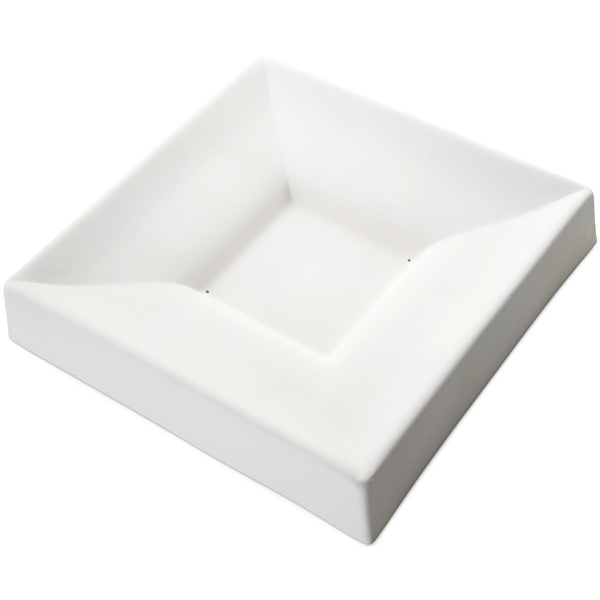 Square Bowl Double Curve - 30.1x30.1x5.4cm - Base: 10.8cm - Moule pour Fusing