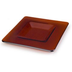 Soft Edge Square Platter - 23x23x2.2cm - Basis: 13.5x13.5cm - Fusing Form