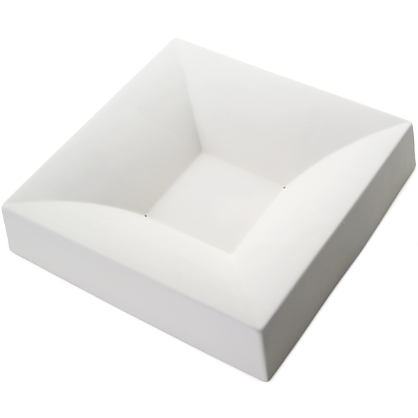 Square Bowl Simple Curve - 30.5x30.4x6.4cm - Base: 10.4cm - Fusing Mould