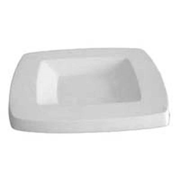 Round Edge Square Platter - 26.5x26.5x2.5cm - Basis: 15.7x15.7cm - Fusing Form