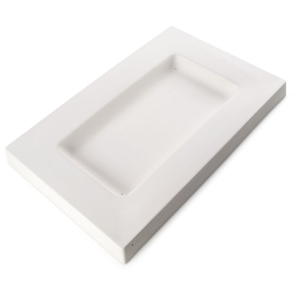 Party Platter - 53.7x34.7x4.6cm - Base: 37.5x19cm - Fusing Mould